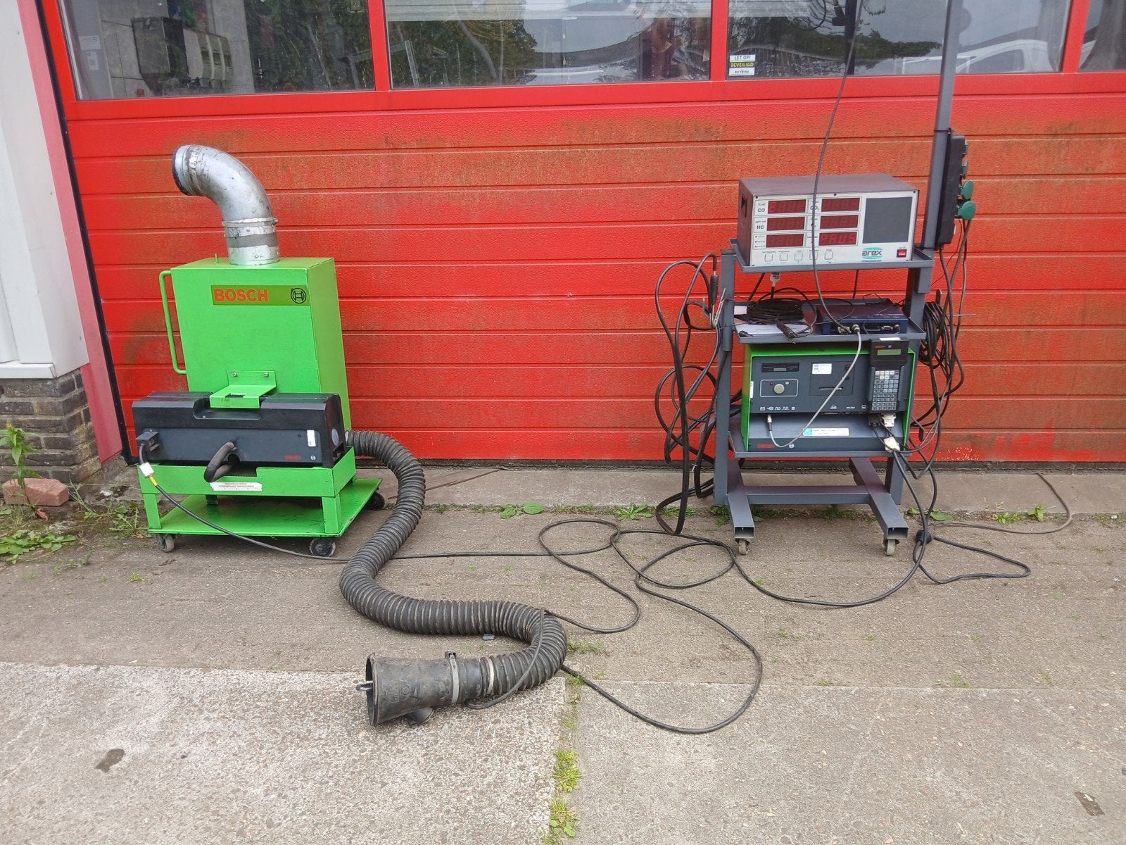 Arex viergasmeter, remmentestbank en Bosch roetmeter, Ophalen, NBT, Info@nbtweb.nl, Putten