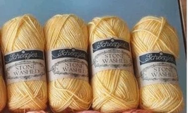 Scheepjes Stone Washed Beryl 833 - 4 bollen nieuw garen, Hobby en Vrije tijd, Ophalen of Verzenden, Nieuw, Breien of Haken, Wol of Garen