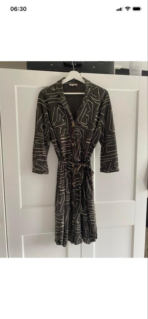 Zusss jurk bruin linnen XL, Kleding | Dames, Ophalen of Verzenden, Zo goed als nieuw, Bruin