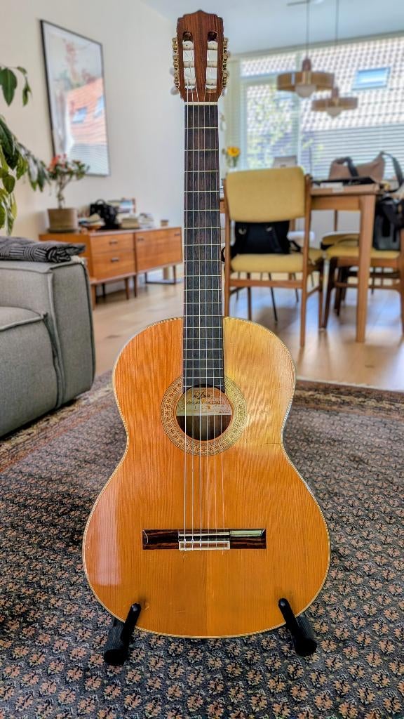 Aria AC-10 vintage Spaanse gitaar, Ophalen of Verzenden, Gebruikt, Klassieke of Spaanse gitaar
