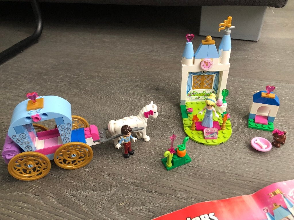 lego juniors 10729 Assepoesters koets, Lego, Inclusief instructies, Ophalen of Verzenden, Zo goed als nieuw