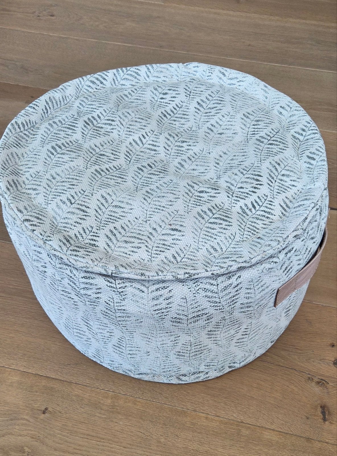 poef van riviera maison, Ophalen, Minder dan 50 cm, Rond, Minder dan 50 cm