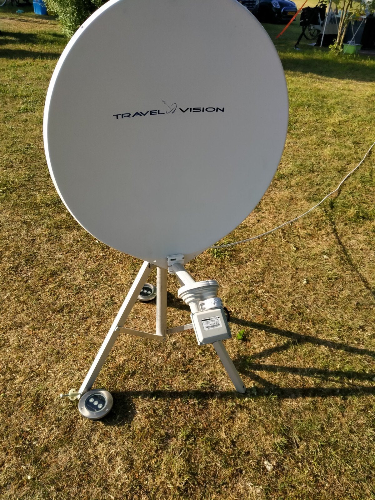 Travel Vision R7 Volautomatische Satelliet Schotel, Audio, Tv en Foto, Schotelantennes, Zo goed als nieuw, (Schotel)antenne, Overige merken
