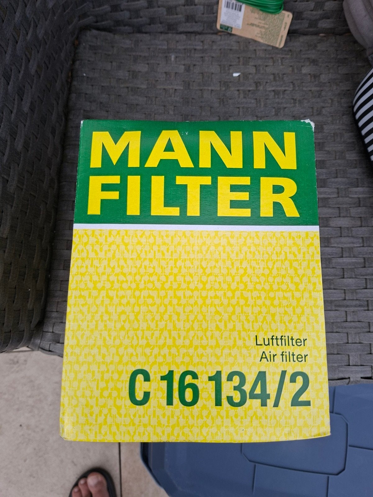 MANN FILTER C 16 134/2 Luchtfilter - Nieuw in doos, Ophalen of Verzenden, Nieuw