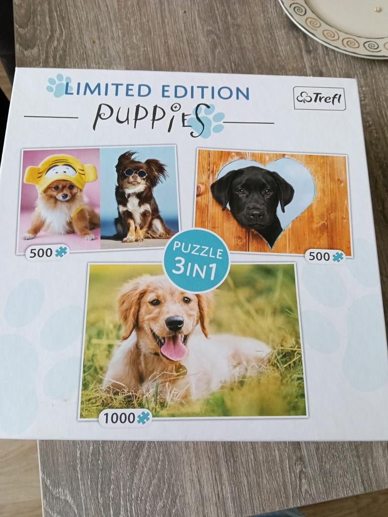Leuke honden puzzel (3 in 1), Ophalen