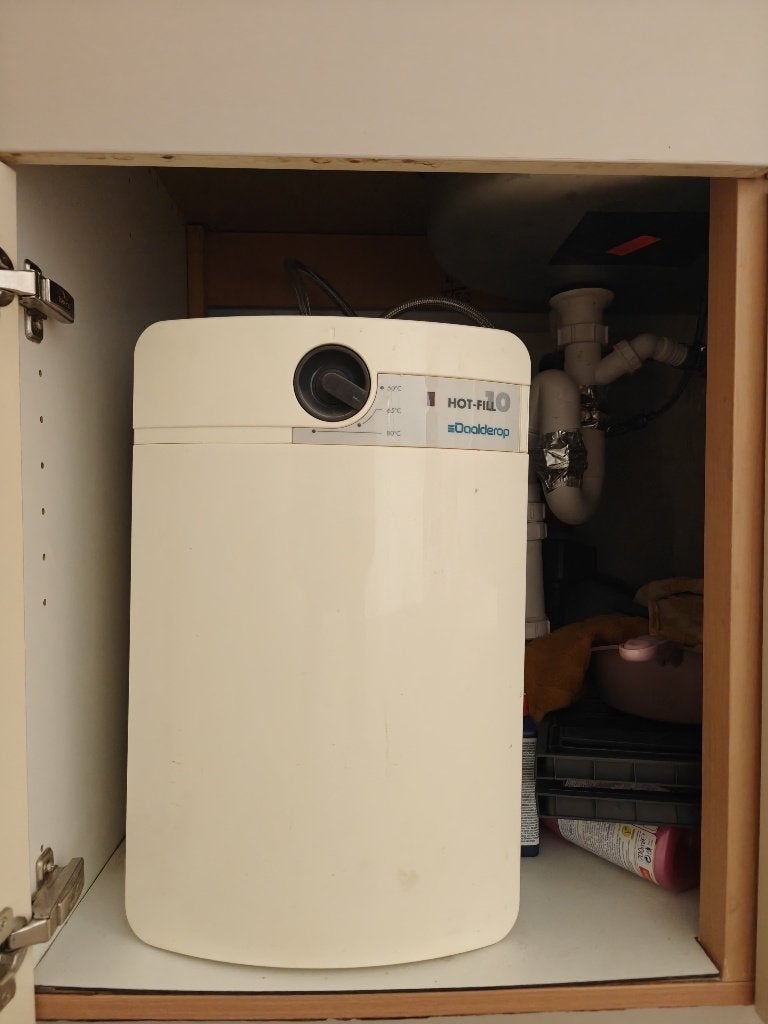 Itho Daalderop Close-in 10 liter boiler, Doe-het-zelf en Verbouw, Geisers en Boilers, Ophalen, Gebruikt, Aardgas, Boiler
