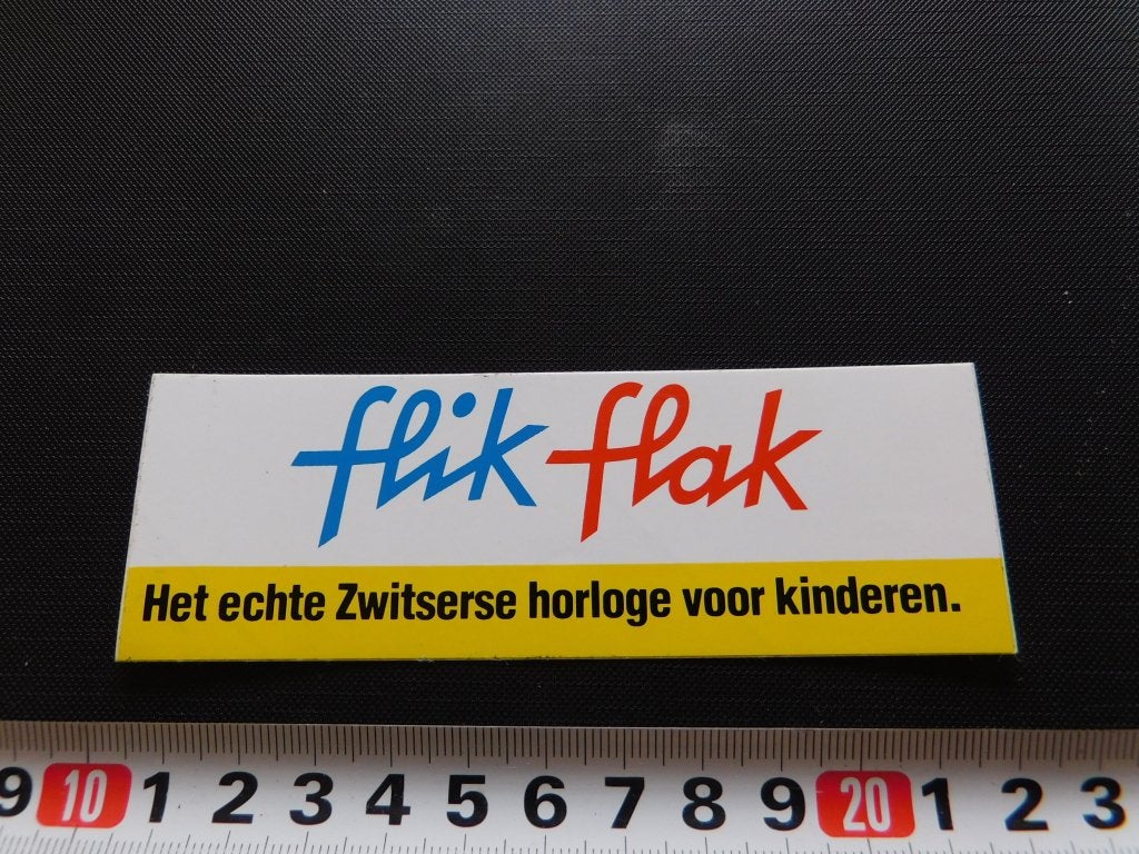 sticker FLIK FLAK Het echte Zwitserse horloge voor kinderen*, Ophalen, Zo goed als nieuw