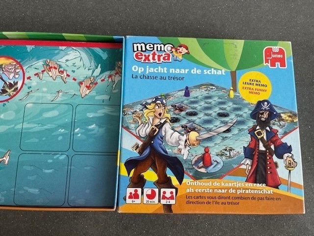 Op jacht naar de schat (spel vanaf 6 jaar), Een of twee spelers, Ophalen of Verzenden, Zo goed als nieuw