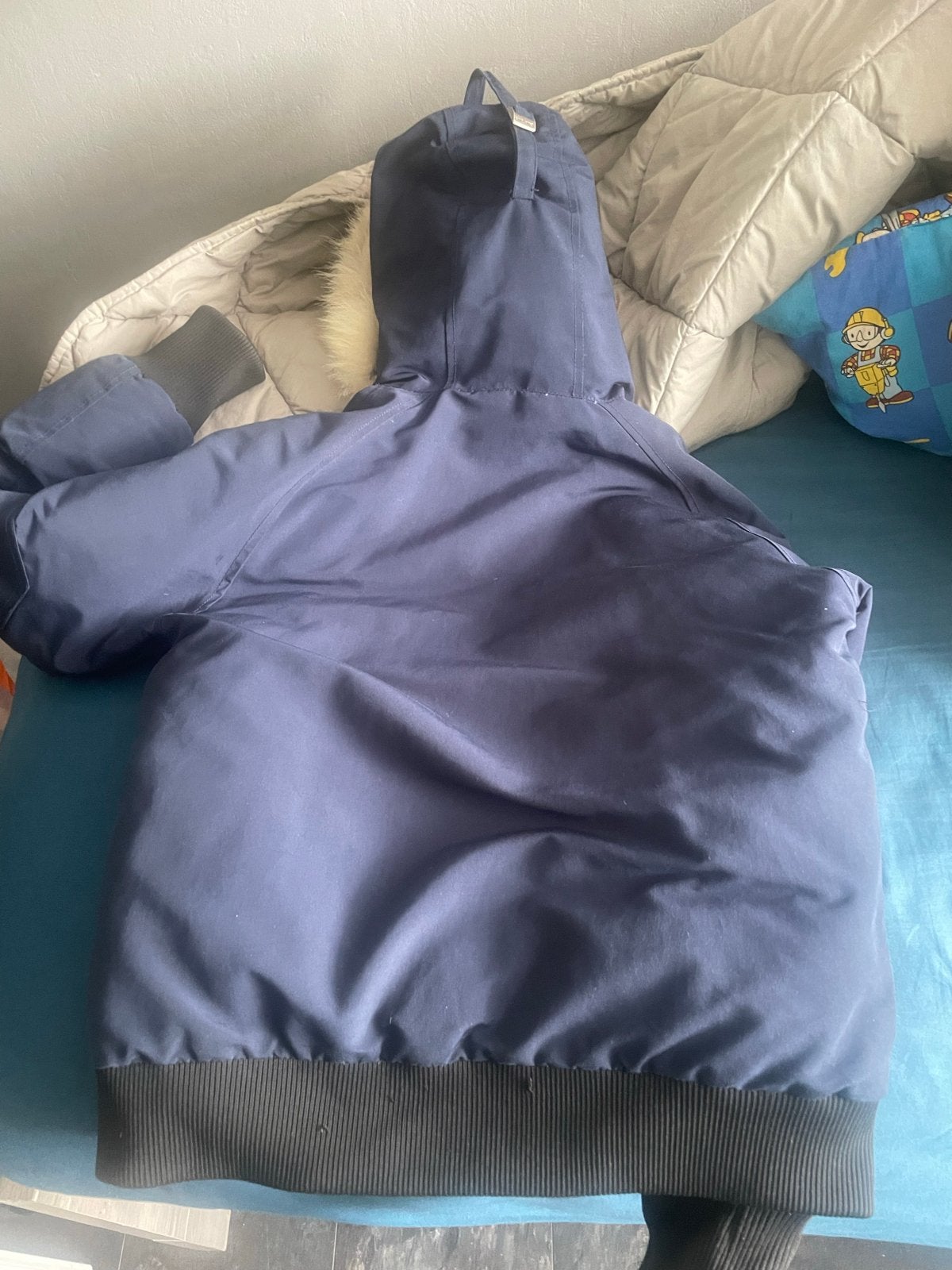 Canada Goose Donkerblauwe Jas - Maat M/L, Ophalen of Verzenden, Gedragen, Maat 52/54 (L), Blauw