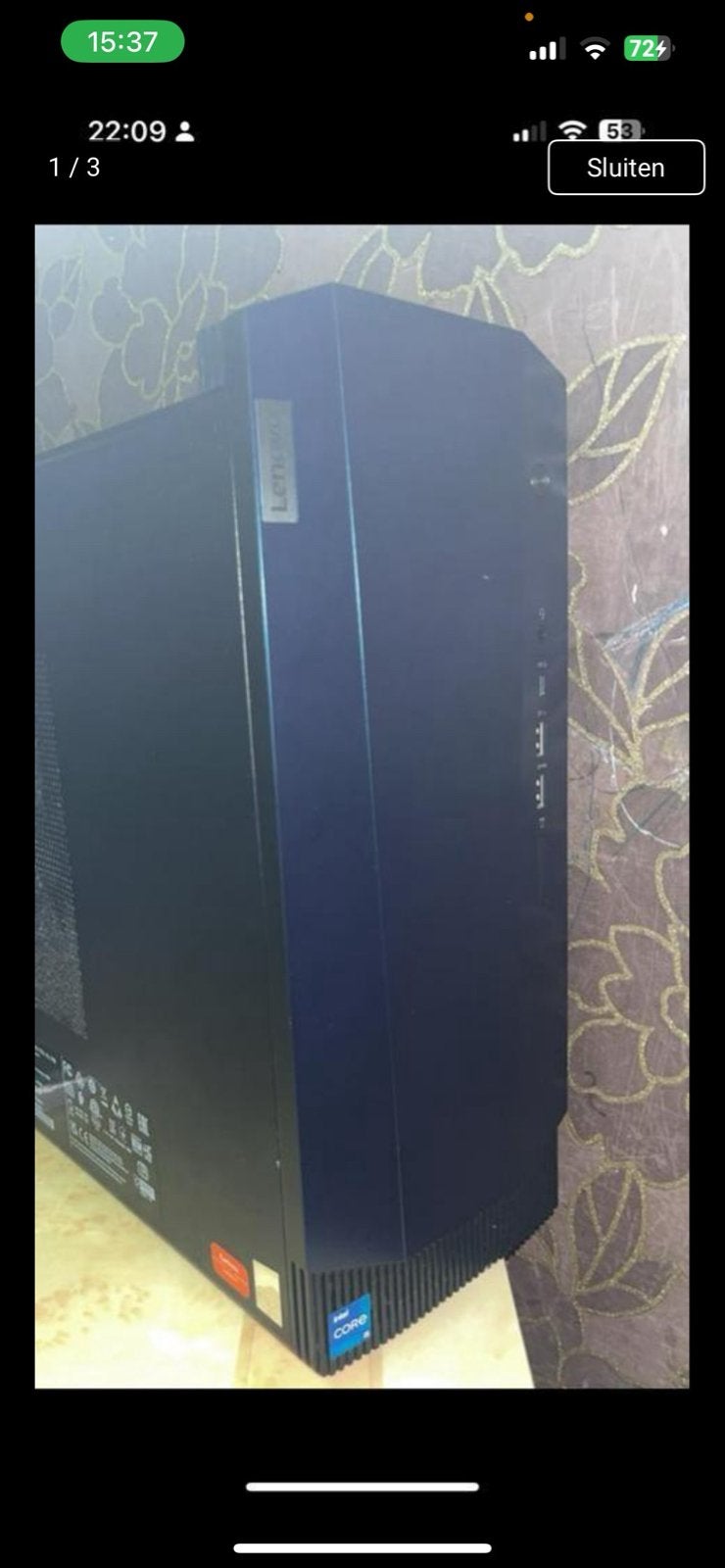 Lenovo pc NVD GeForce GTX 1650 Super of ruilen gaming laptop, Gebruikt, Ophalen of Verzenden, Gaming, Met videokaart