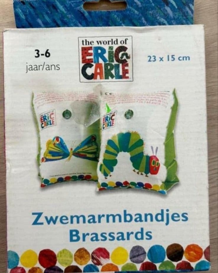 Nieuwe Rupsje Nooitgenoeg zwemarmbandjes 3-6 jaar, Ophalen of Verzenden, Nieuw, Jongetje of Meisje, Zwem-accessoire