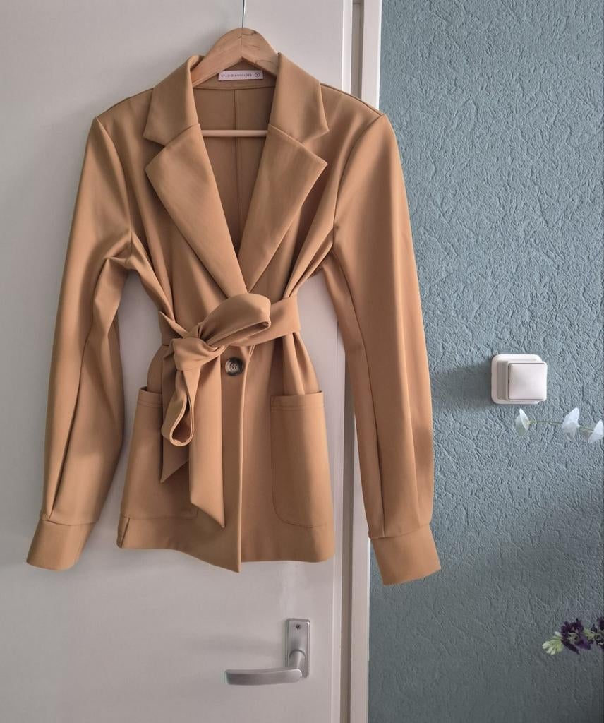 Larou bonded blazer, Studio Anneloes. M., Maat 38/40 (M), Ophalen of Verzenden, Zo goed als nieuw, Jasje