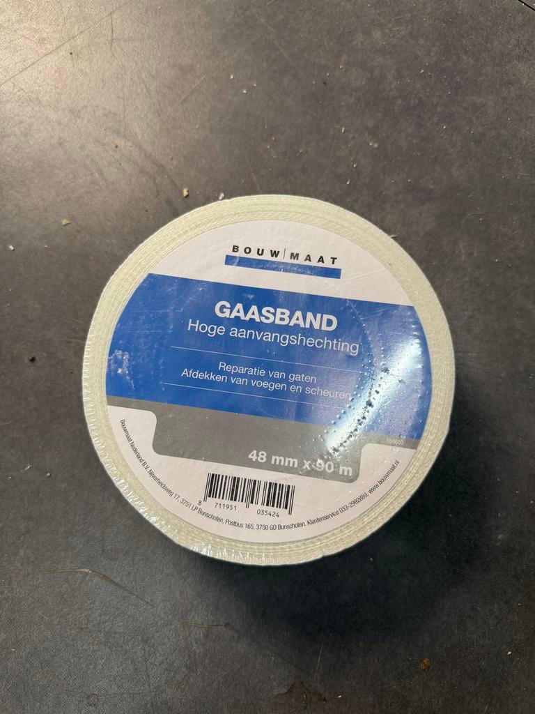 Gaasband 48mm x 90m - Nieuw, Overige materialen, Nieuw, 15 m² of meer, Muurisolatie