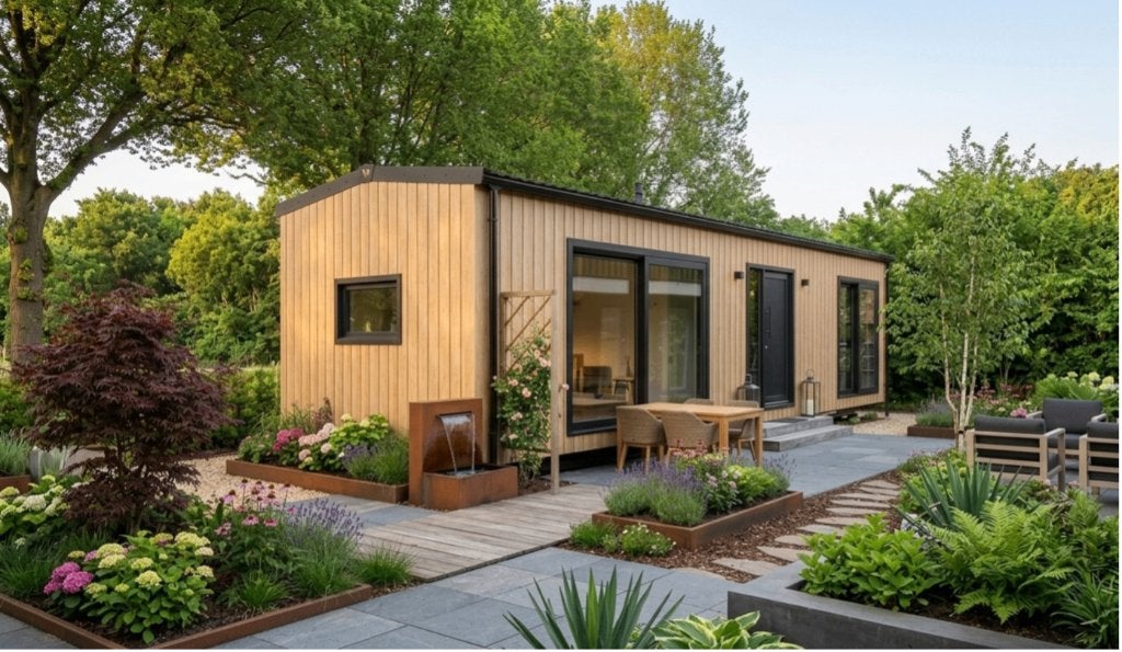 Chalet / Mantelzorgwoning NOVA – direct instapklaar, Caravans en Kamperen, Stacaravans, Tot en met 2