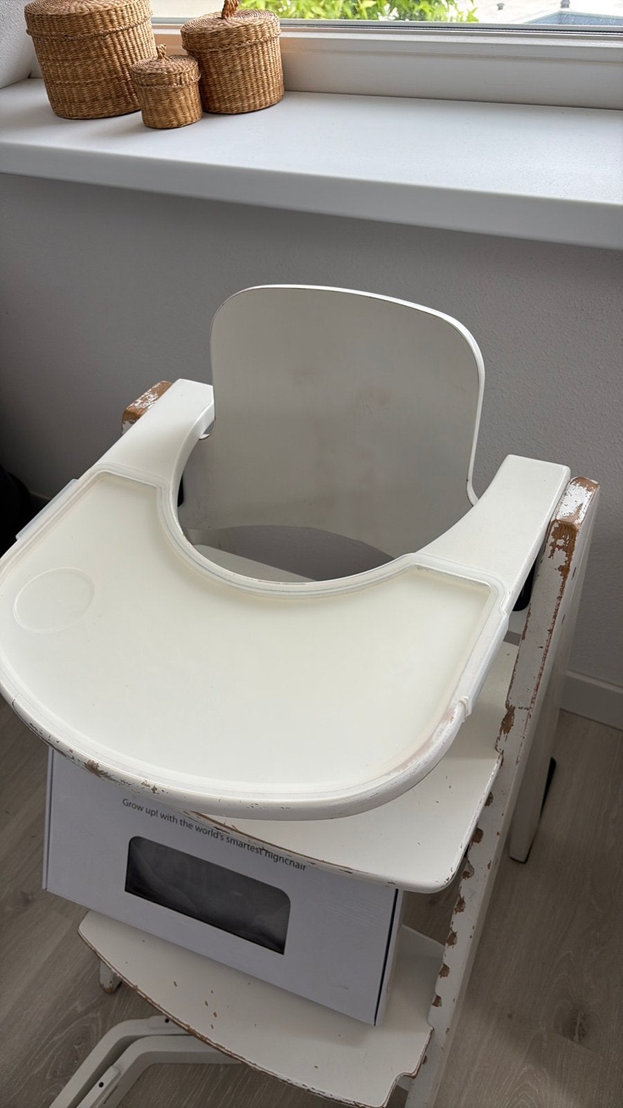 Kidsmill meegroei stoel, Kinderen en Baby's, Kinderstoelen, Ophalen, Gebruikt, Meegroeistoel, Gordel(s)