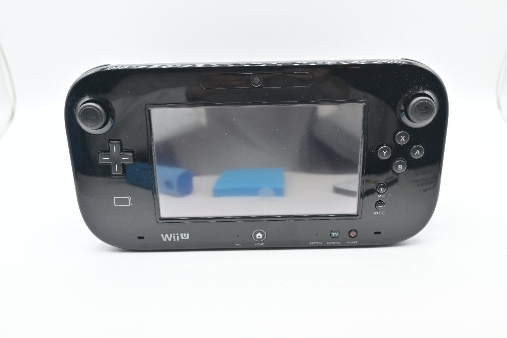Nintendo Wii U met Gamepad Zwart 32GB + kabels, Nintendo, Gebruikt, Onbekend, Ophalen of Verzenden