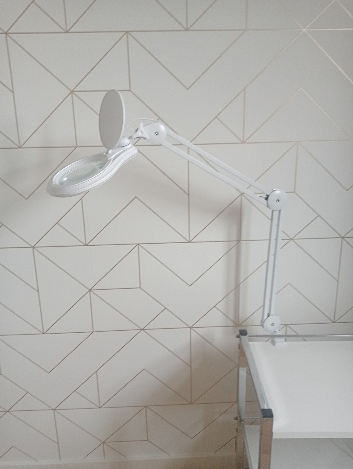 Loeplamp voor pedicure of schoonheidssalon, Ophalen, Zo goed als nieuw, Loeplamp