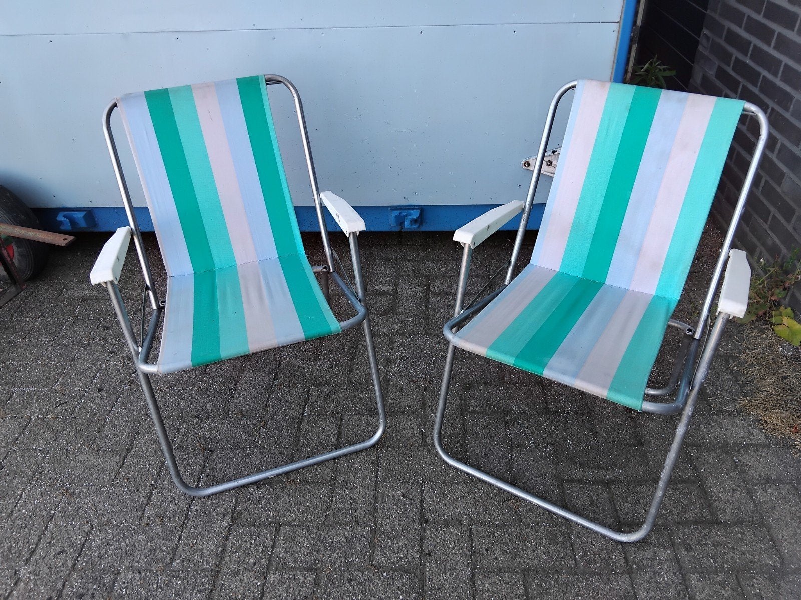 Vintage klap stoeltjes, Ophalen, Campingstoel