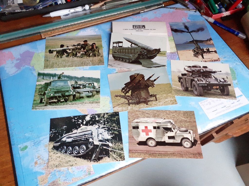 14 After the Battle Ansichtkaarten  Oud en mooi .. jaren '80, Verzenden, Landmacht, Overige gebieden, Foto of Poster