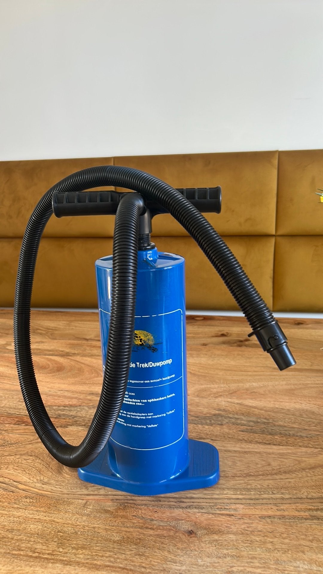 GRATIS - Safarica double action pomp, Ophalen, Zo goed als nieuw, Handmatig