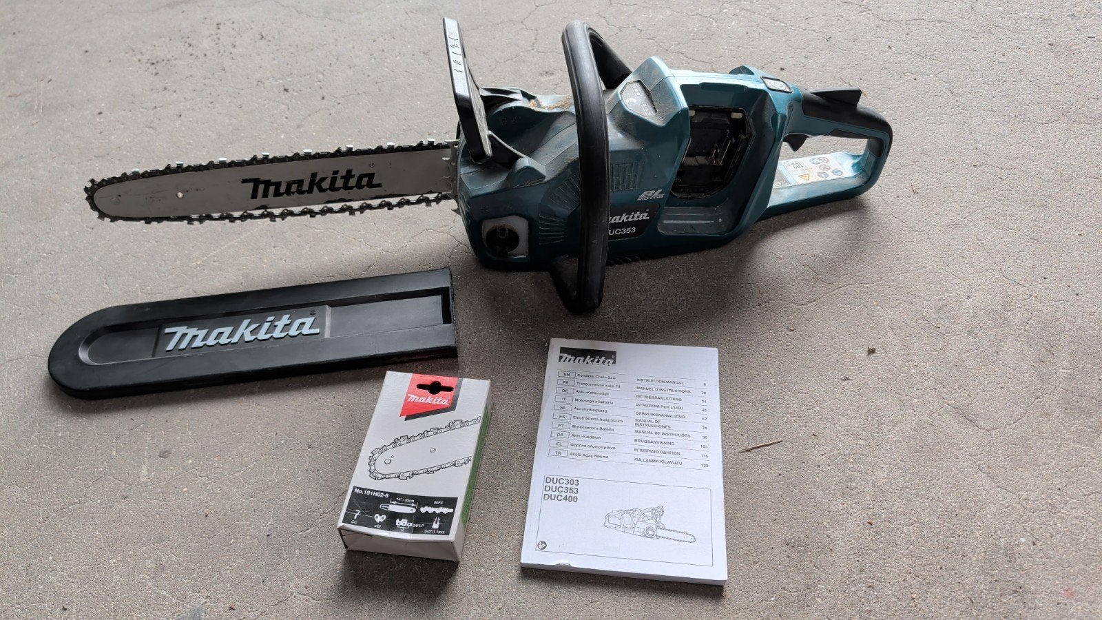 Makita DUC353 Accu Kettingzaag