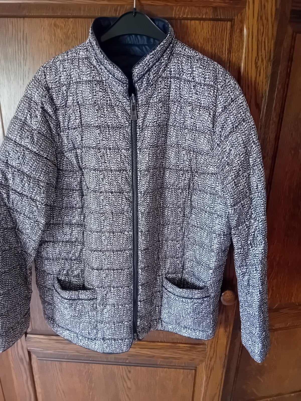 Omkeerbare tussenjas XL - Draagbaar aan 2 kanten, Ophalen of Verzenden, Gedragen, Maat 46/48 (XL) of groter, Blauw