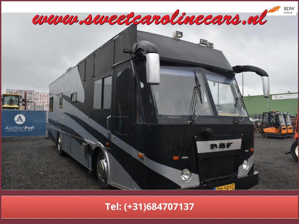 DAF MB 200 DKTL 500 ...APK BELASTINGVRIJ...ONE OF A KIND Bus, Overige merken, Buscamper of Camperbus, Half-automaat, Info@sweetcarolinecars.nl