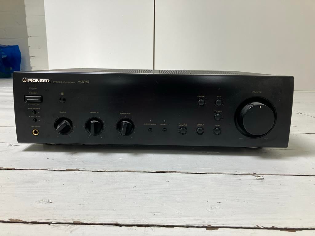 Pioneer A-303R Stereo Versterker - Made in Japan, Ophalen of Verzenden, Gebruikt