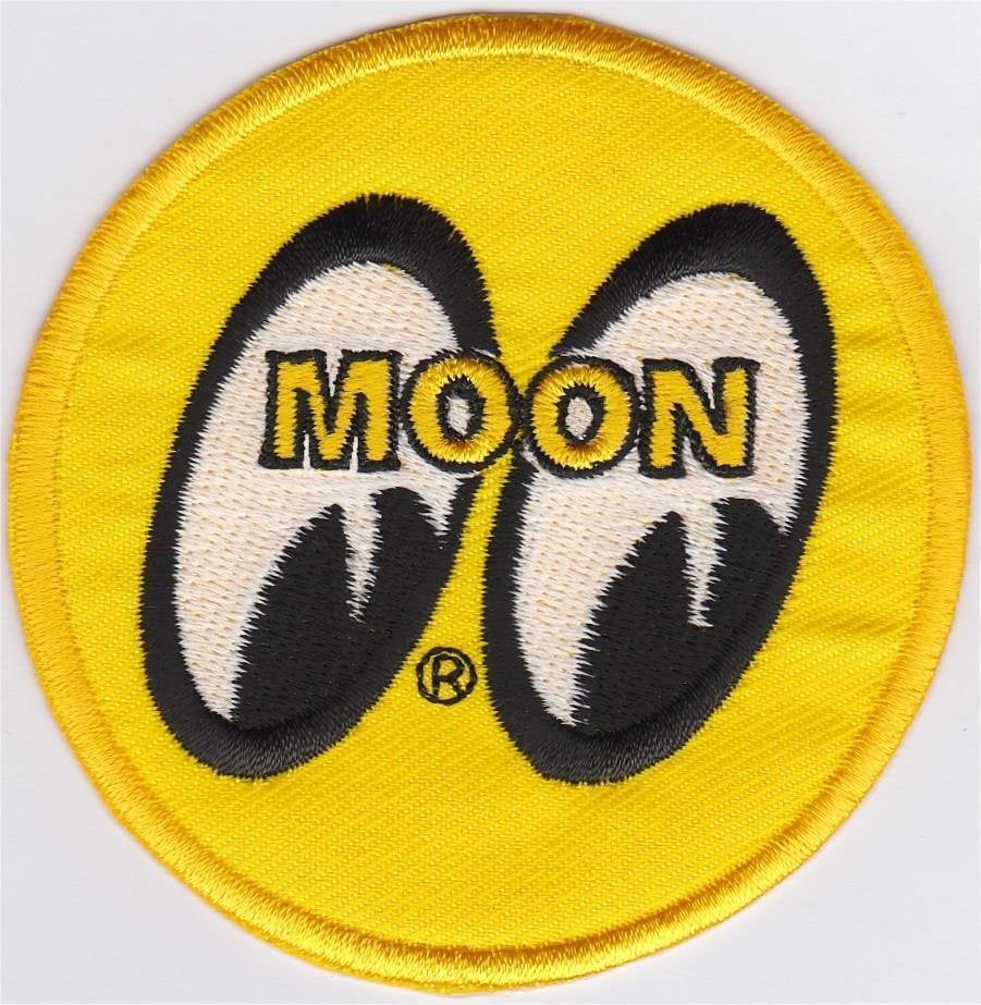 Moon Mooneyes patch embleem #1, Verzenden, Nieuw, Bedrijf of Vereniging