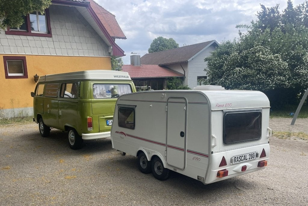 Oldtimer Micro Caravan 240 kg TCB, Caravans en Kamperen, Overige merken, Rondzit, Tot en met 2, Bedrijf