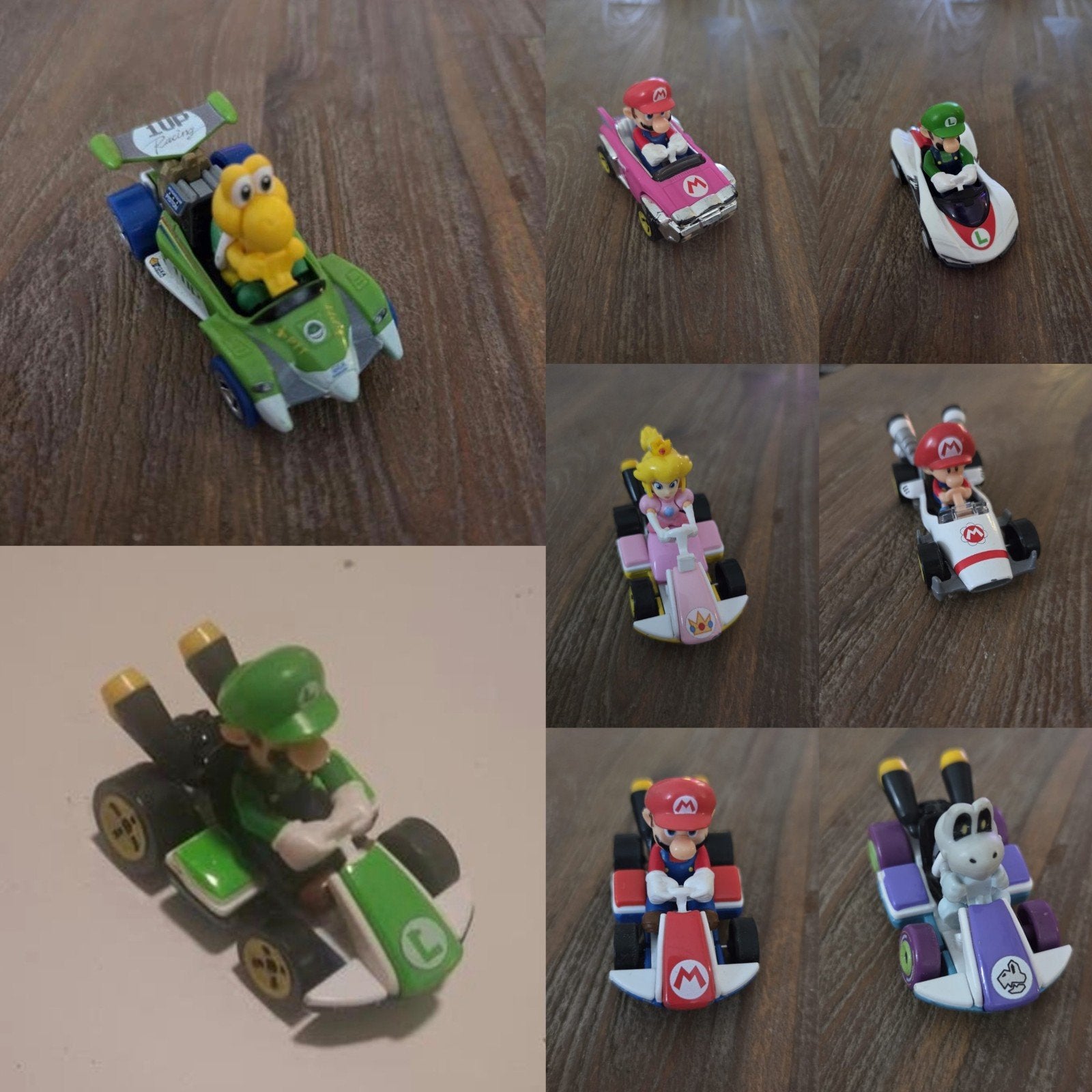 Mario Kart Hot Wheels speelgoedauto's, Ophalen of Verzenden, Gebruikt