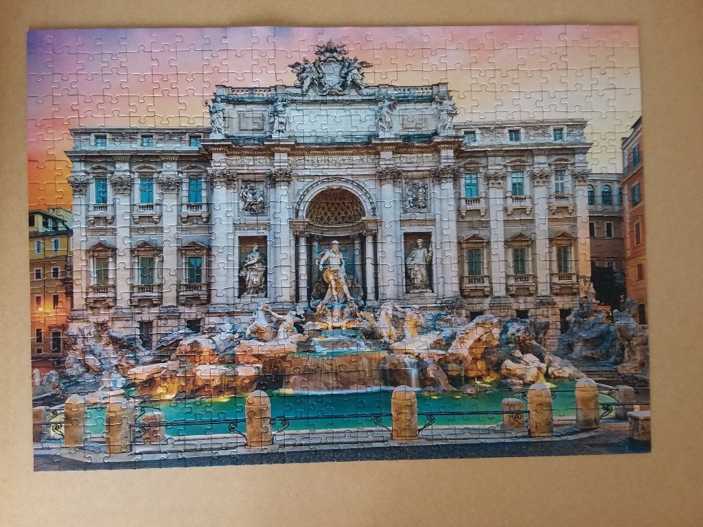 Fontaine de Trevi - Rome, Trefl 500 stukjes, Ophalen, Minder dan 500 stukjes, Zo goed als nieuw