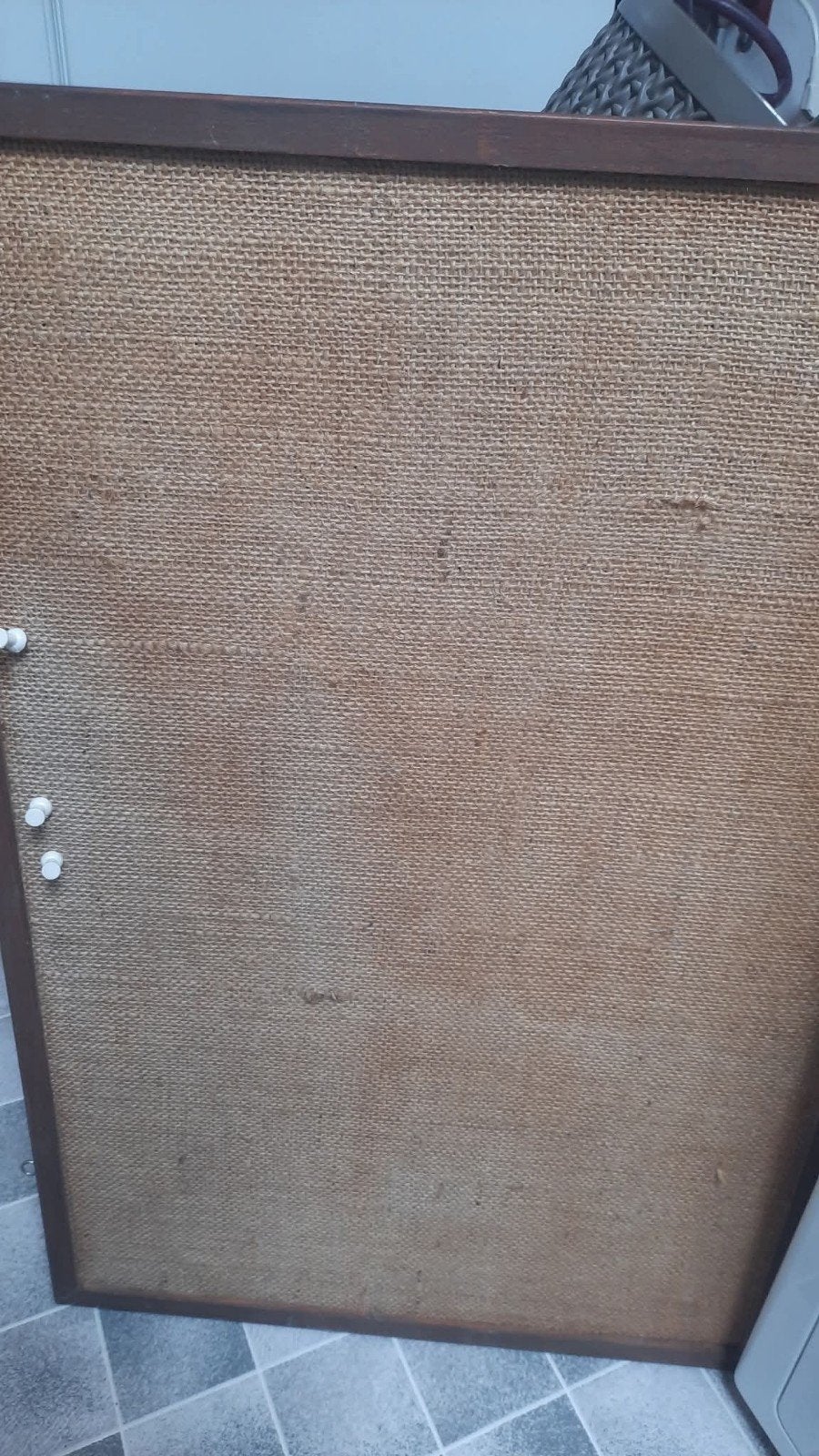 Gebruikt prikbord met houten frame, Ophalen, Gebruikt, Prikbord