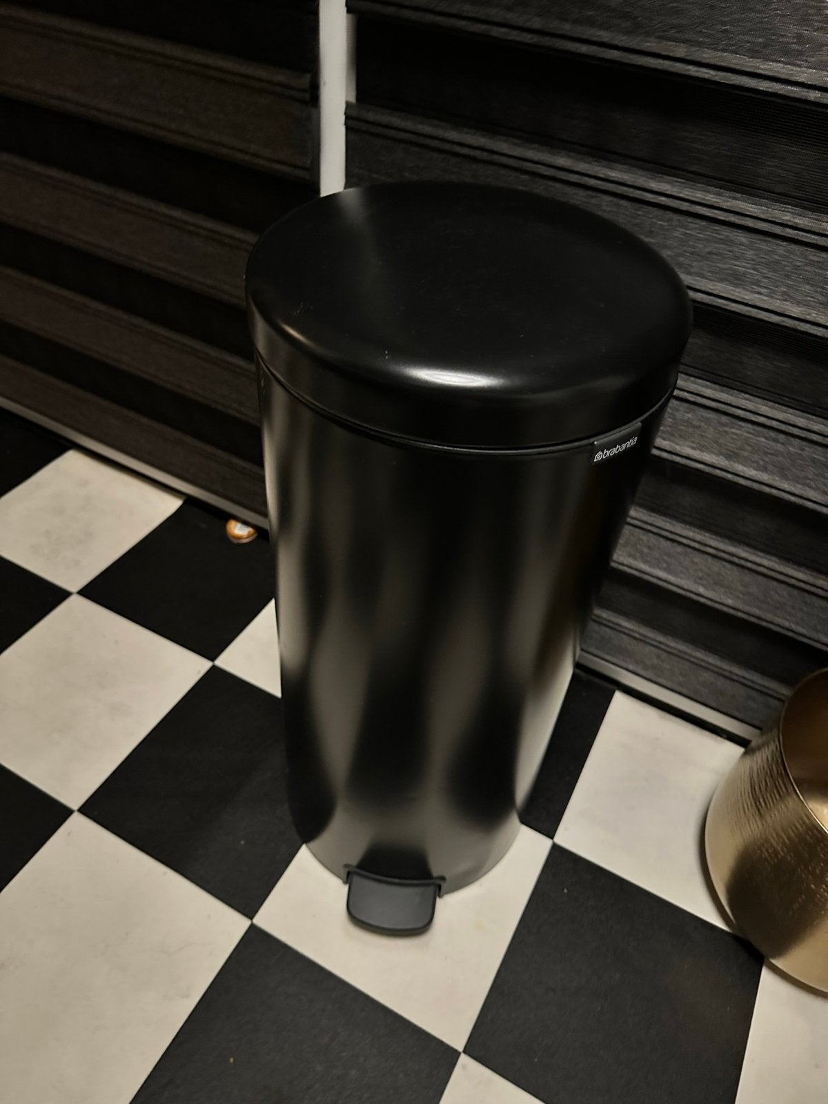 Brabantia prullenbak - Zo goed als nieuw, Ophalen, Zo goed als nieuw, Metaal, Met pedaal