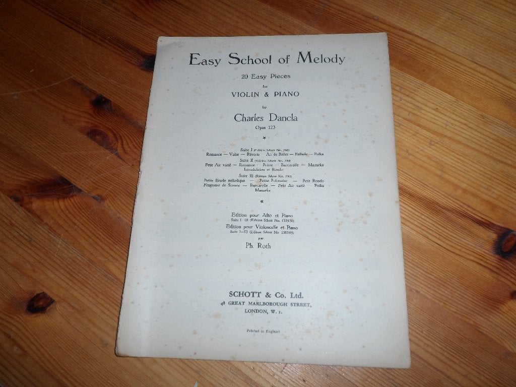 Charles Dancla, Muziek en Instrumenten, Bladmuziek, Gebruikt, Klassiek, Ophalen of Verzenden, Viool of Altviool