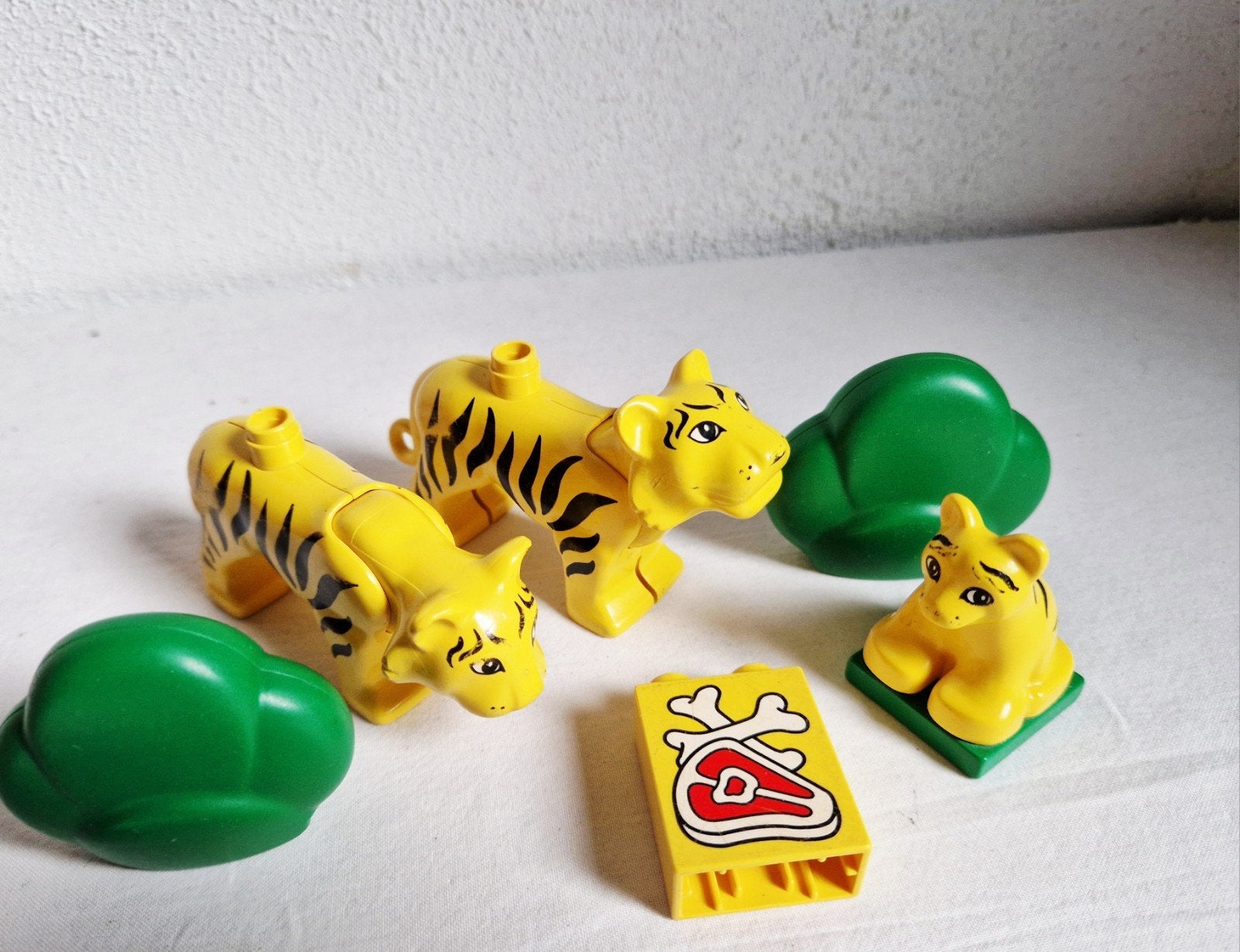 Duplo safari dierentuin dieren gele tijger, Ophalen of Verzenden, Gebruikt, Duplo