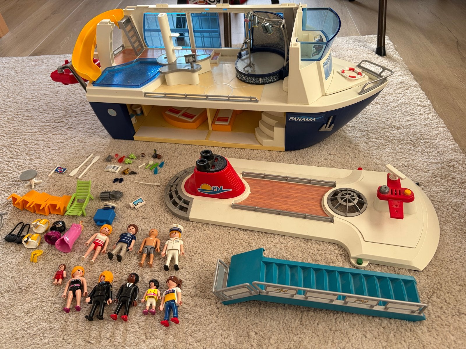 Playmobil Luxe Jacht "Panama" met veel accessoires en figure, Kinderen en Baby's, Ophalen, Complete set, Zo goed als nieuw, City life