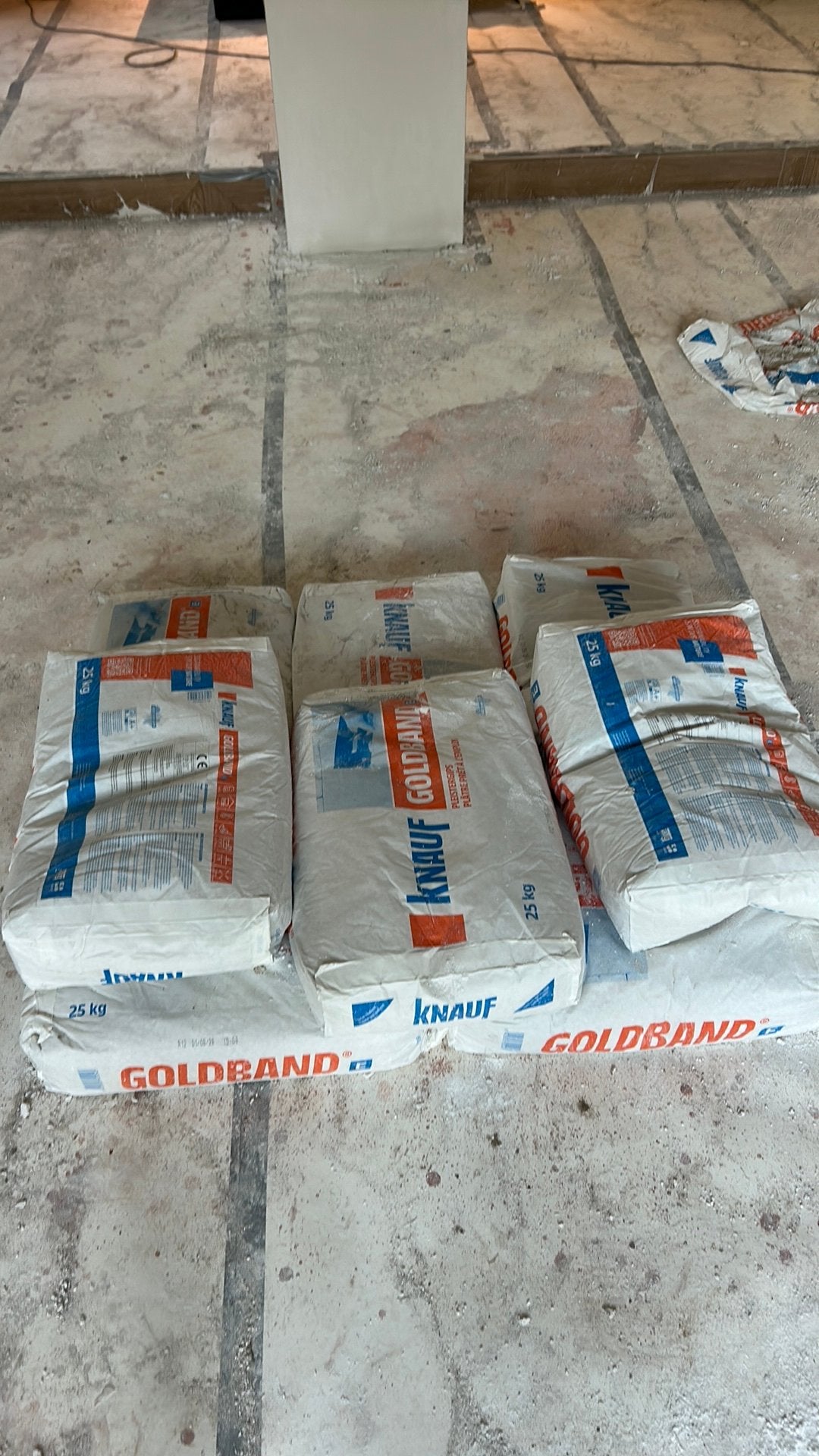 Knauf goldband pleistergips stuc, Overige materialen, Zo goed als nieuw, 15 m² of meer, Ophalen