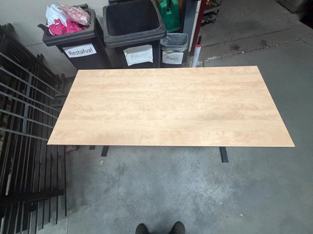 Trespa HPL platen 74,5 x170 cm 10mm dik houtlook, Doe-het-zelf en Verbouw, Ophalen, Gebruikt, HPL, Minder dan 20 mm