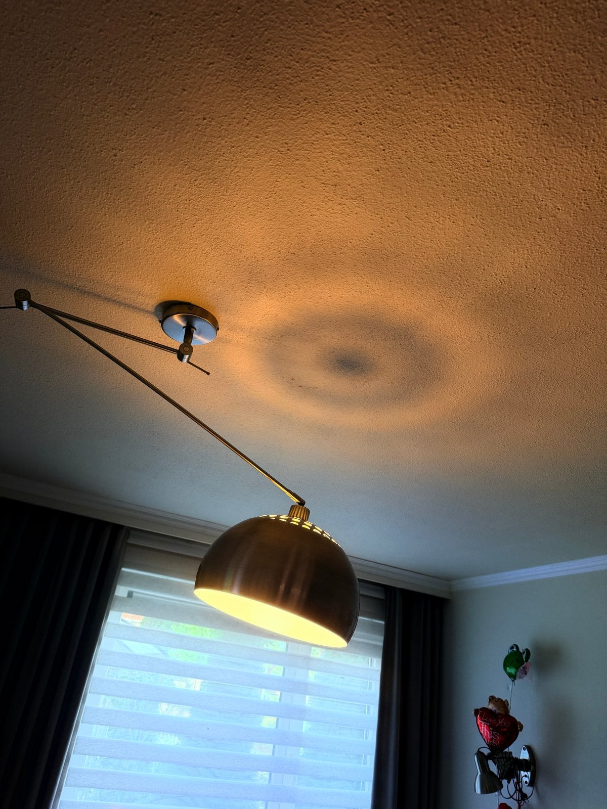 2x RVS Plafondlampen Verstelbaar - Rietveld Verlichting, Ophalen, Zilver, Gebruikt, Modern