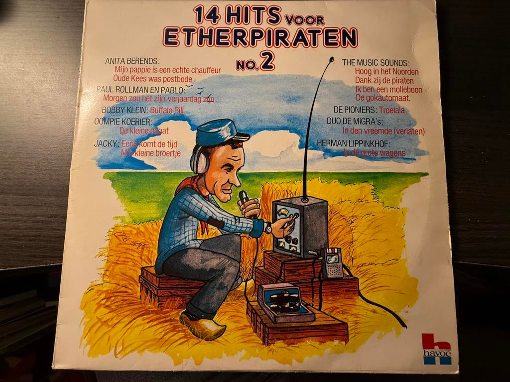 14 hits voor etherpiraten vol 2, Ophalen of Verzenden, Zo goed als nieuw, Overige formaten, Levenslied of Smartlap