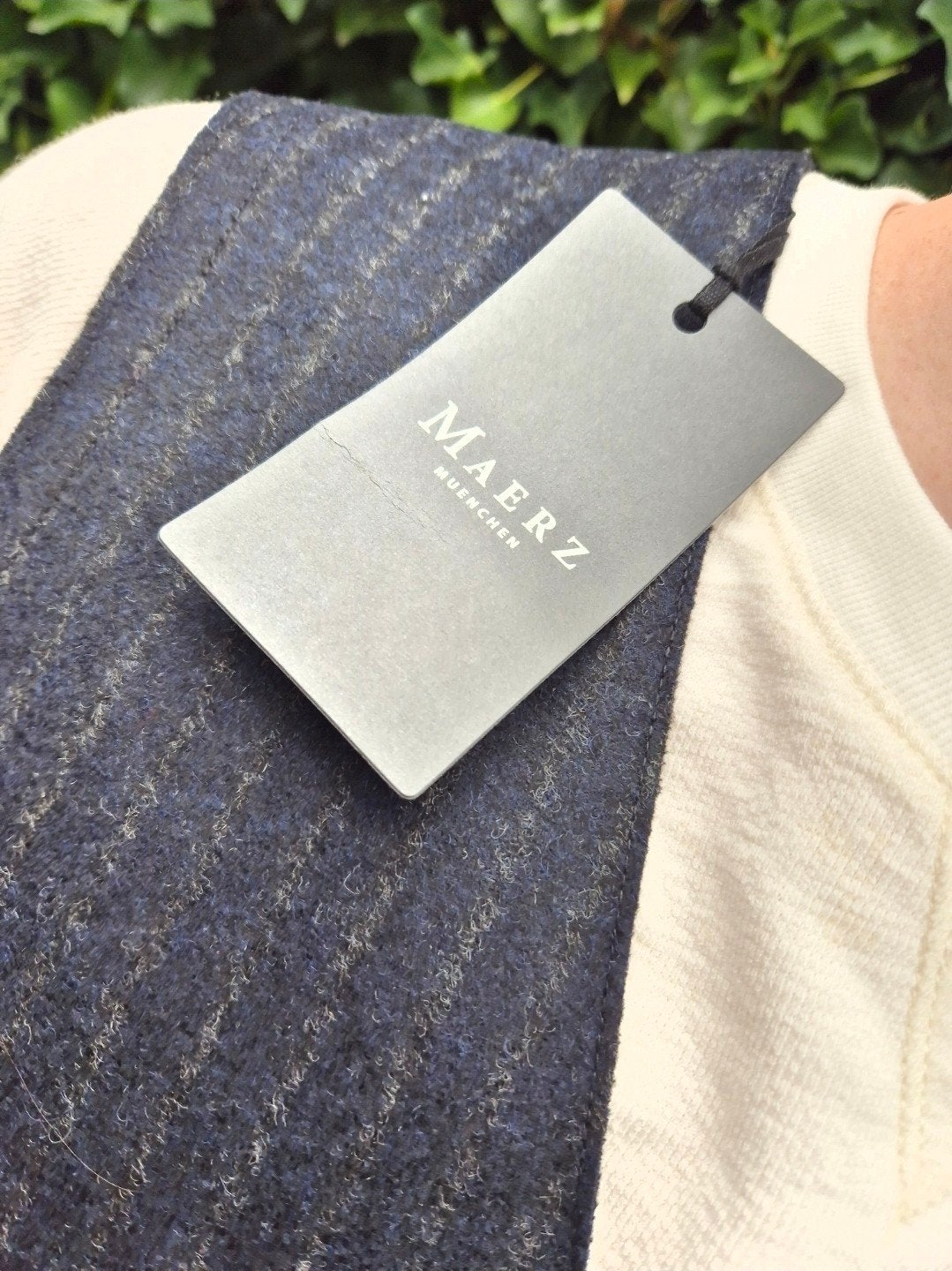 Maerz Muenchen gilet vest jas Krijtstreep Nieuw maat XXL 56, ., Trui of Vest, Nieuw, .