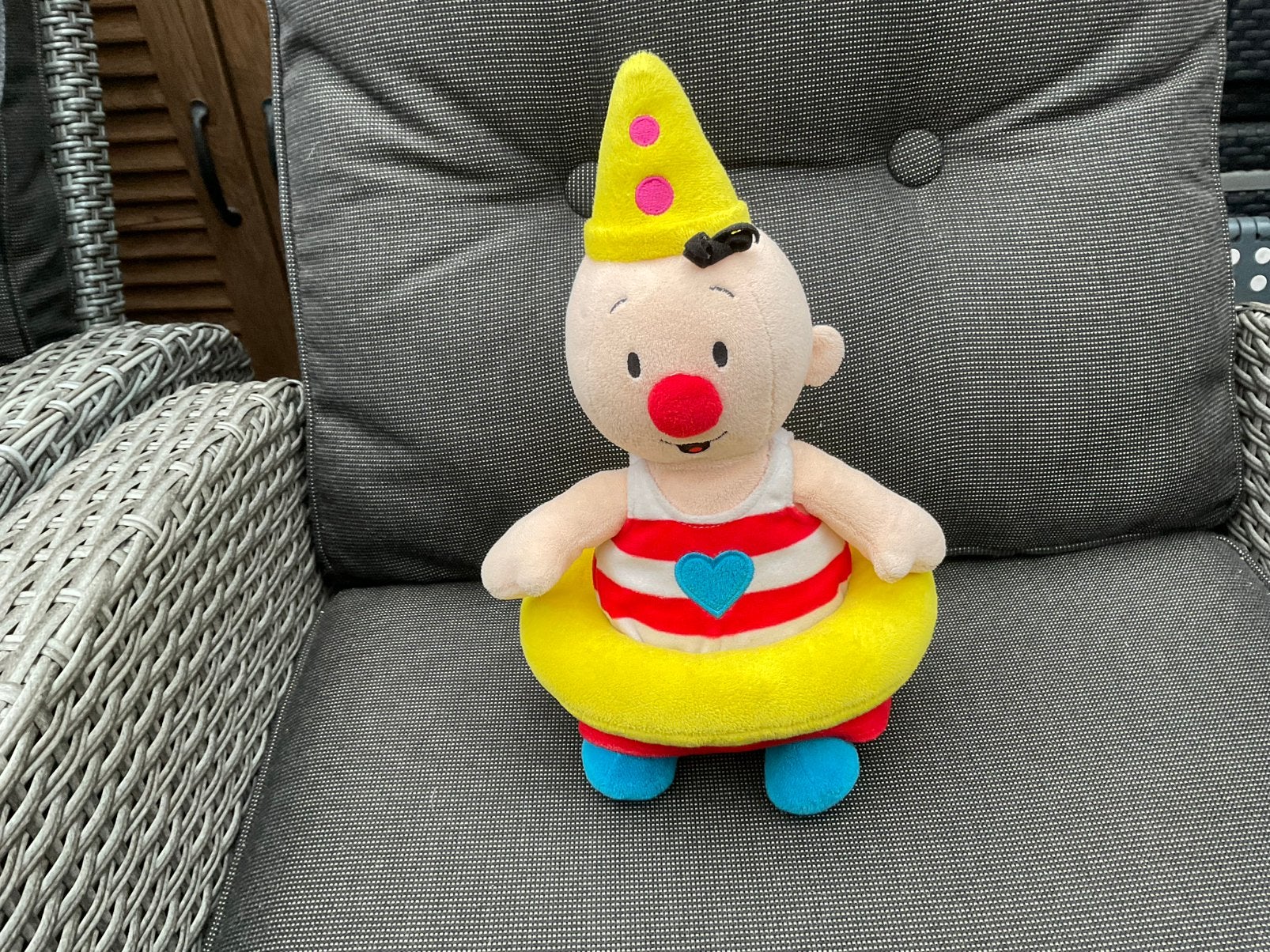 Zgan, niet kapot, Bumba zwempakje zwemband knuffel, Ophalen, Overige figuren, Zo goed als nieuw, Beeldje of Figuurtje