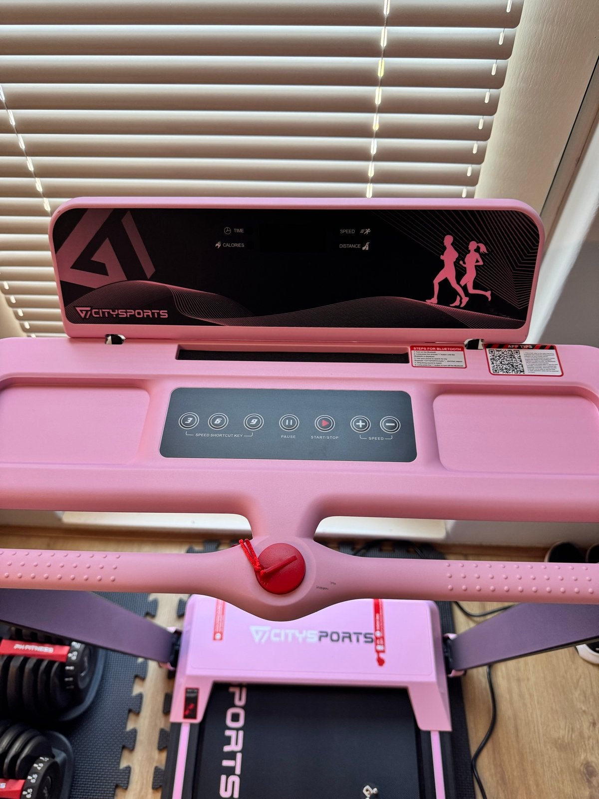 Roze CITYSPORTS Loopband - Compact en Modern Design, Ophalen, Zo goed als nieuw, Metaal, Loopband