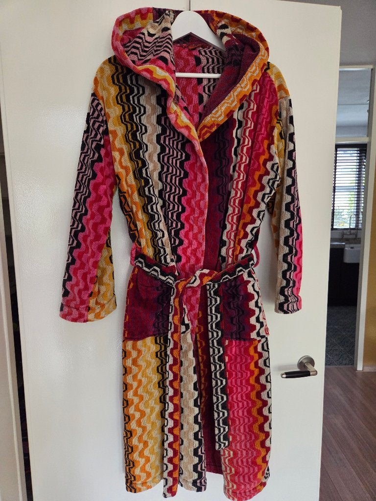 Missoni Home Giacomo badjas - unisex  maat S, Kleding | Dames, Pyjama's, Missoni, Ophalen of Verzenden, Zo goed als nieuw, Maat 38/40 (M)