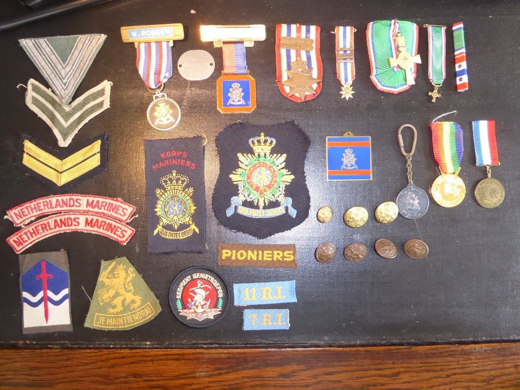 MILITARIA - MARINIERS - ONDERSCHEIDINGEN - INSIGNES, Ophalen of Verzenden, Marine, Nederland, Lintje, Medaille of Wings