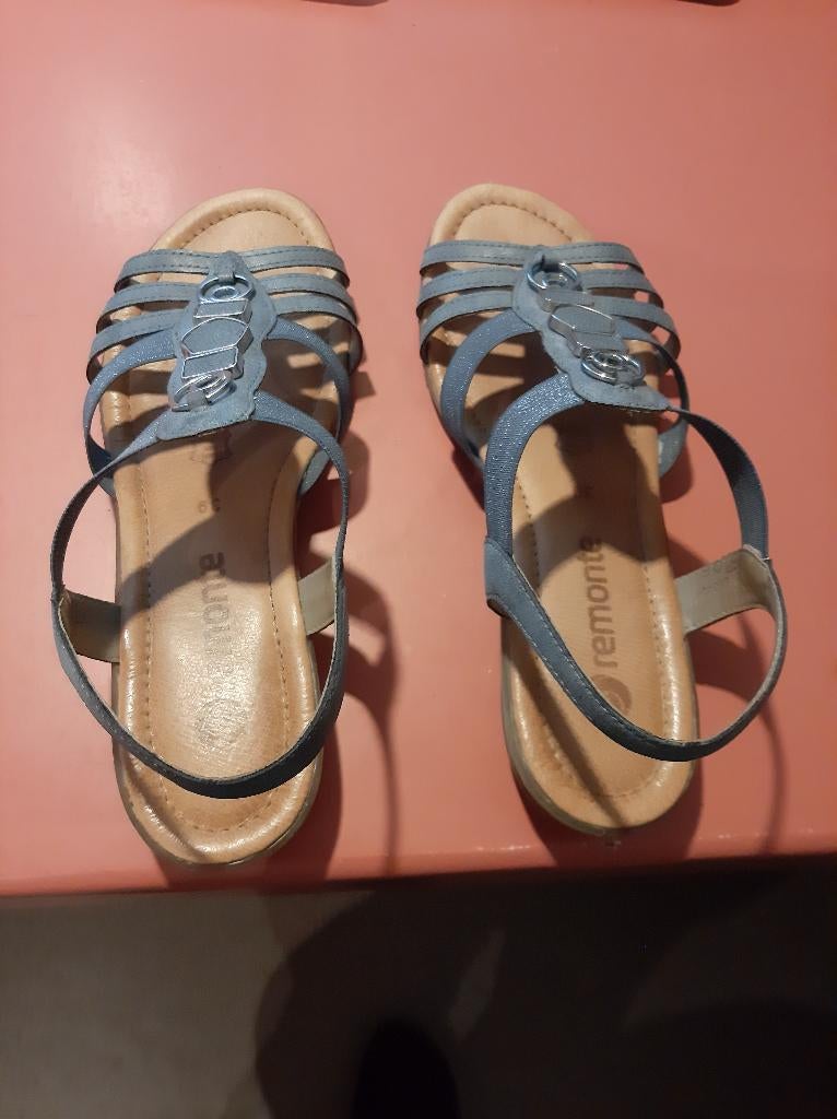 Sandalen, , merk Remonte, maat 39, Ophalen, Blauw, Sandalen of Muiltjes, Zo goed als nieuw