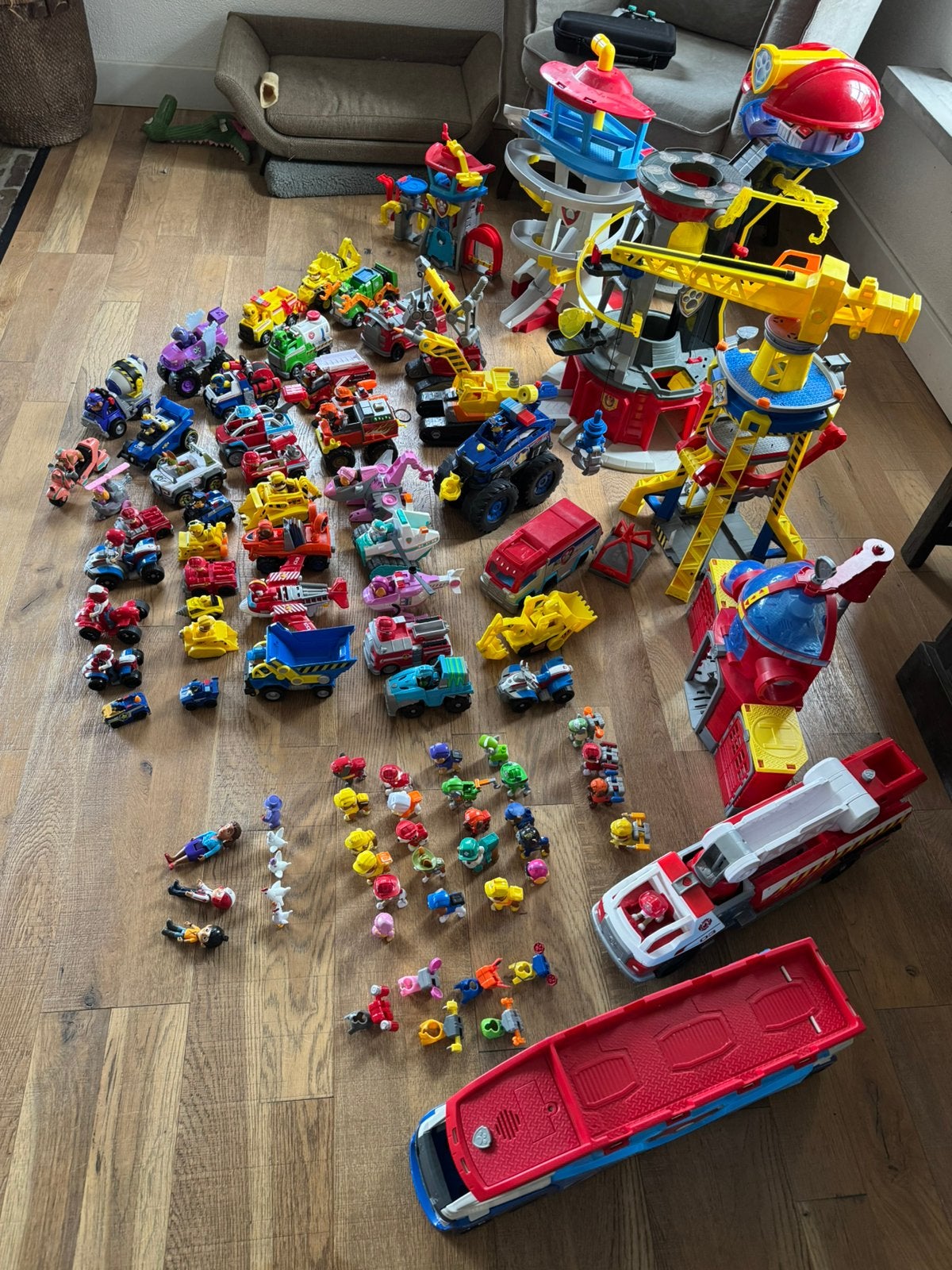 Hele grote set paw patrol, Ophalen, Zo goed als nieuw