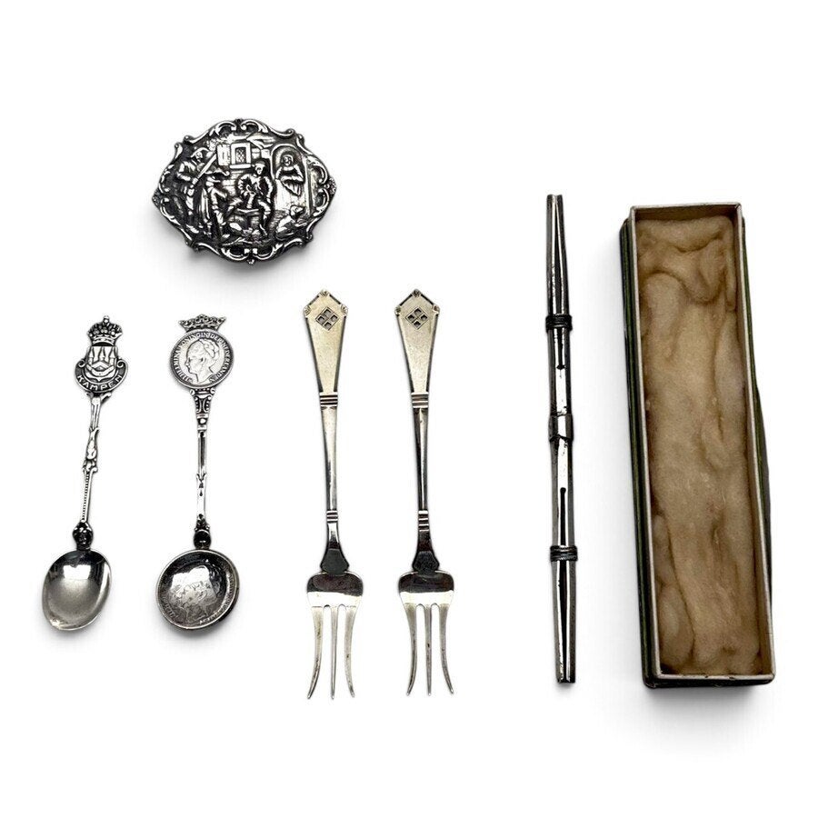 Lot divers zilver, Ophalen of Verzenden, Zilver