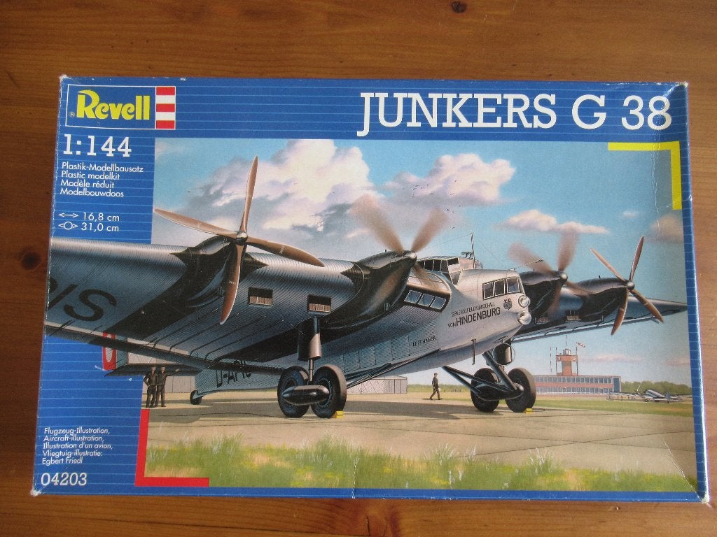 Junkers G 38 (Revell 1/144), 1:144 tot 1:200, Revell, Ophalen of Verzenden, Zo goed als nieuw